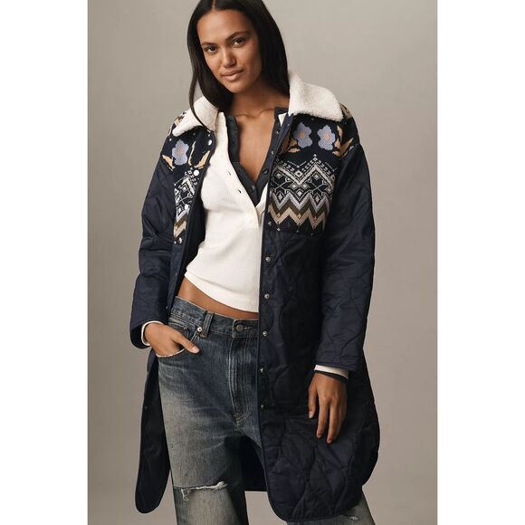 Anthropologie Jackets & Blazers - Anthropologie Fairisle Mix Liner Jacket